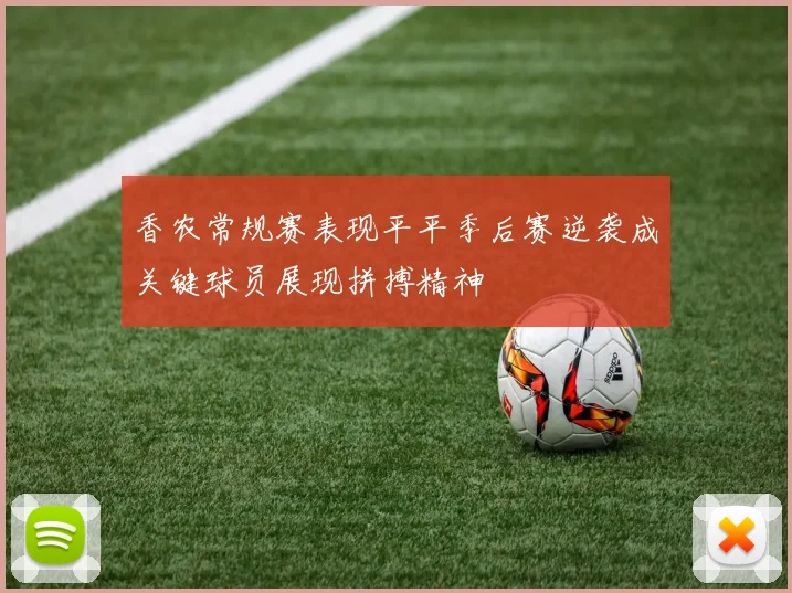 香农常规赛表现平平季后赛逆袭成关键球员展现拼搏精神